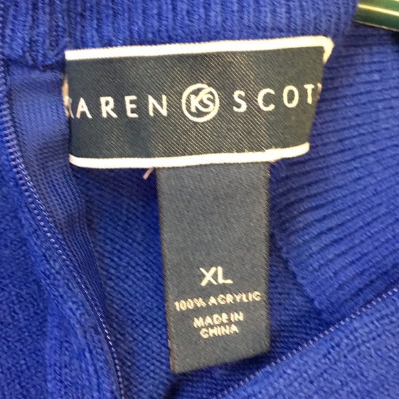 NWT Karen Scott XL sweater. - Picture 4 of 4